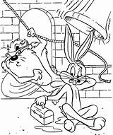 Coloring Bugs Bunny Pages Looney Tunes Color Cartoons Colouring Tweety Taz Tasmanian Coloringhome Popular Cartoon Sheets Kids Bug Choose Board sketch template