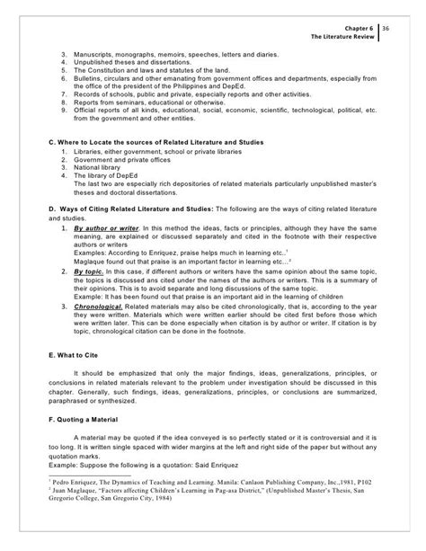 review related literature thesis review  related literature