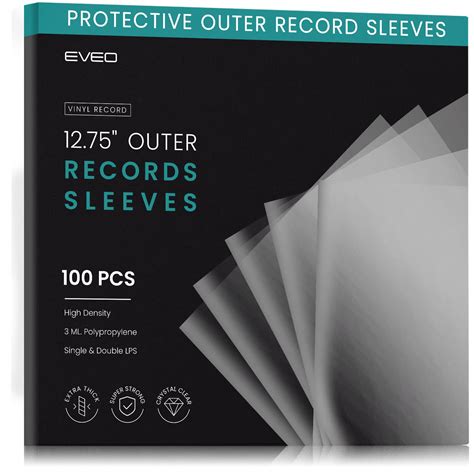 buy  record sleeves  vinyl record crystal clear premuim vinyl record sleeves protector