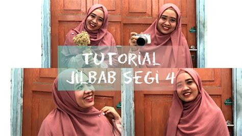 tutorial jilbab segi empat menutup dada trian aprilianti youtube
