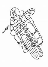 Colorare Disegni Motocross Pianetabambini Facili Bambini Spiderman Coloring Trackid Anni sketch template