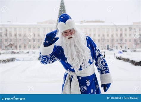 russian santa claus editorial image image  festive