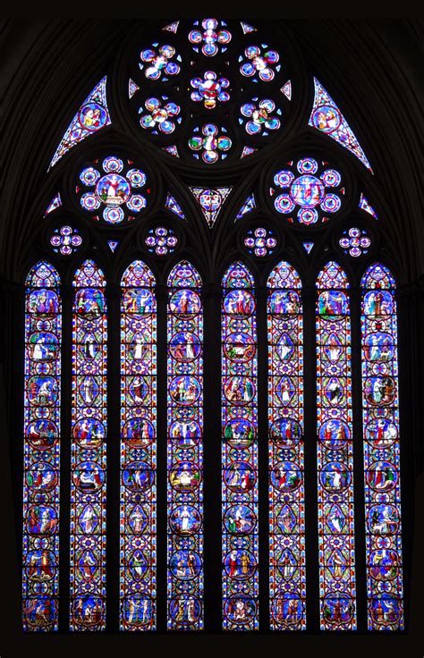 photo stained glass window church decoration design   jooinn