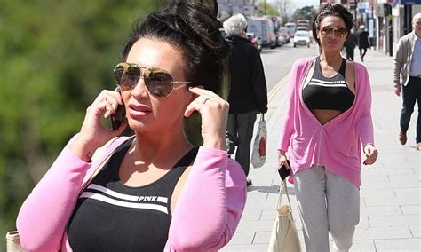 lauren goodger shows off her incredible weight loss in sports bra