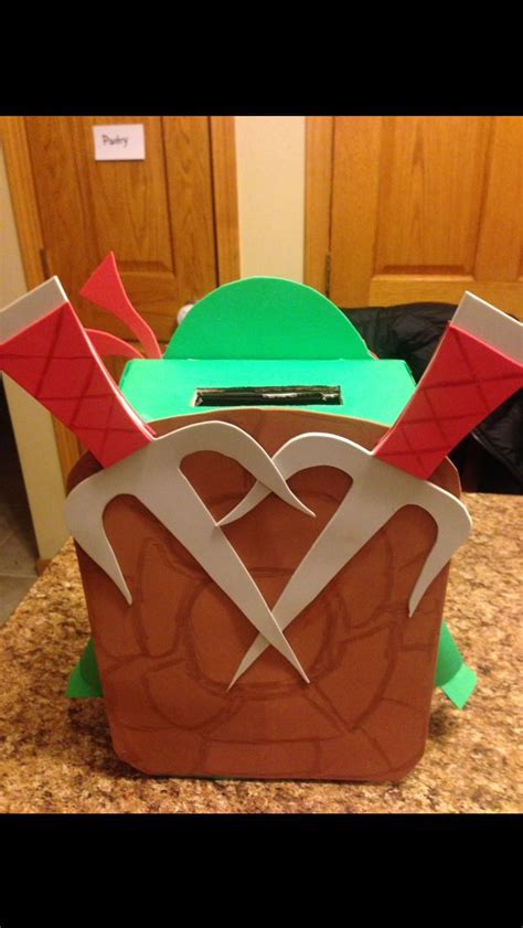 teenage mutant ninja turtle valentine box  valentine day boxes