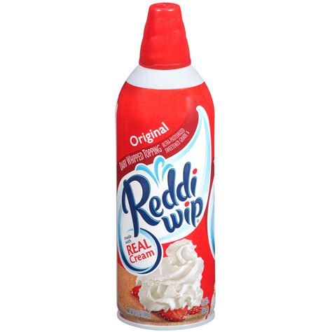 reddi wip topping whipped cream aerosal  oz