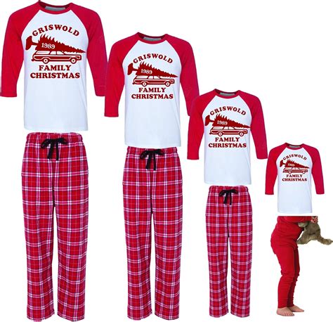 griswold family christmas vacation matching family pajamas amazonca clothing accessories