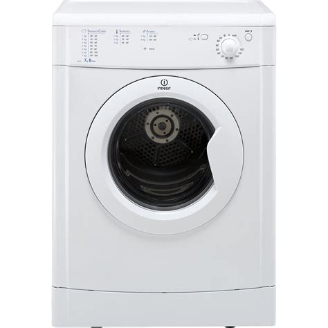 indesit eco time idv kg vented tumble dryer white  rated  ten