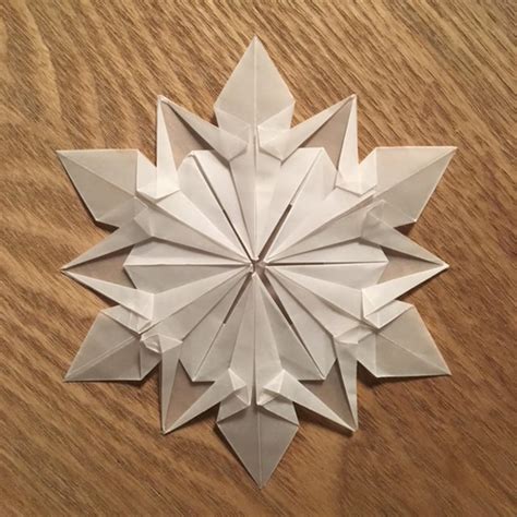 Origami Snowflake Pattern