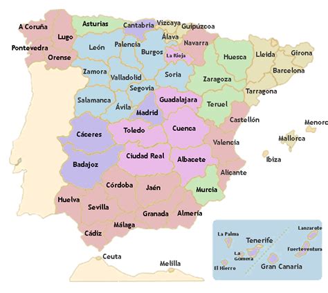 blog aula oc spinola curso   provincias de espana mapa  juego