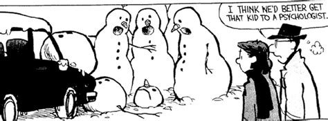 Calvin And Hobbes Snowmen Cartoons