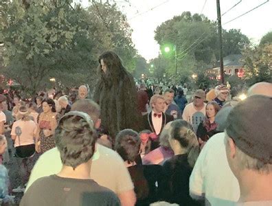 tall betsys return  halloween brought big crowd  centenary  cleveland daily banner