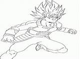 Bardock Goku Ssj sketch template