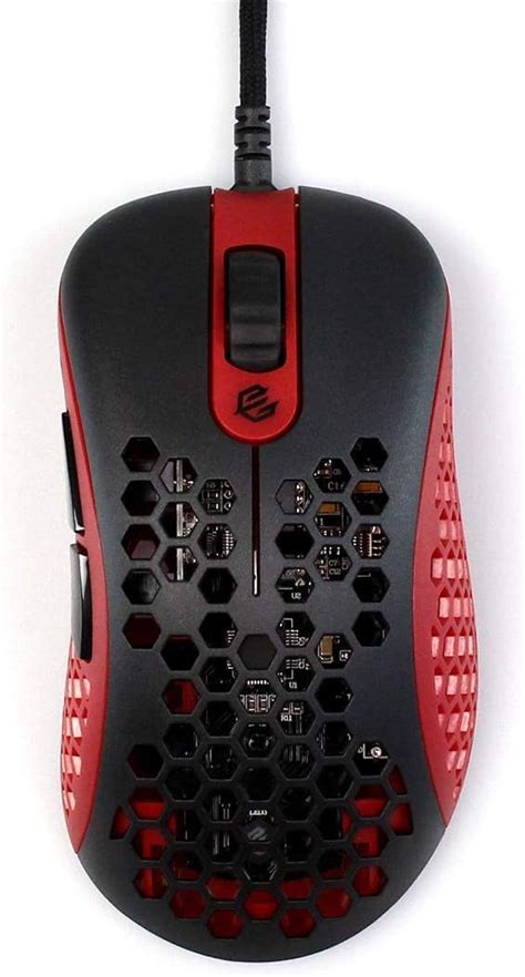 skoll mini sk  ace  edition  ultralight weight honeycomb design ergonomic gaming mouse