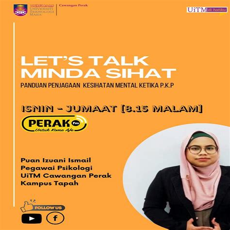 radio malaysia perak fm lets talk minda sihat