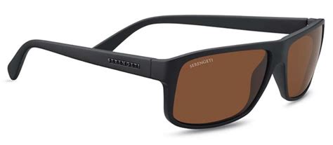 Serengeti 8558 Sunglasses Eyewear Claudio Satin Black Polarized Drivers