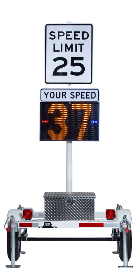town loves  blinking radar speed display  traffic solutions