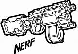 P90 Nerf sketch template