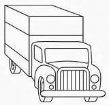 Truck Box Drawing Coloring Pages Semi Trucks Paintingvalley Vehicles Choose Board sketch template