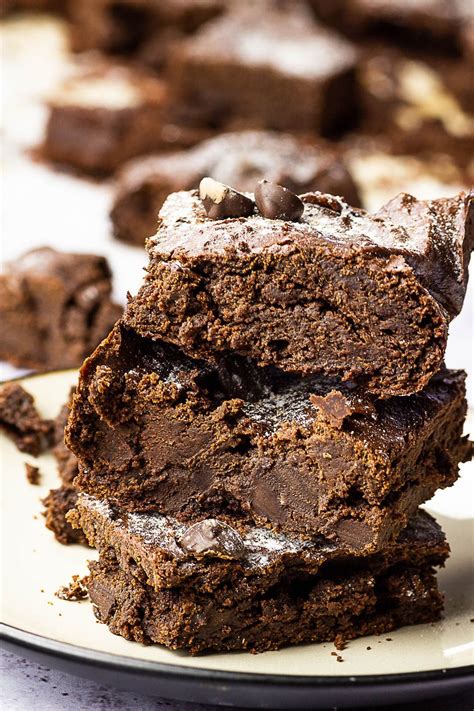 vegan brownies brownies   dense sticky juicy gooey