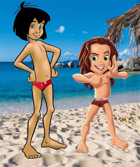 Mowgli Tarzan Beach B By Smbunn On Deviantart
