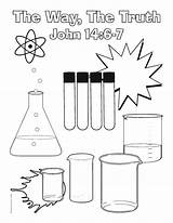 Coloring Science Pages Lab Vbs Printable Sheet Experiment Crafts Preschool Labs Kids Sheets Mad Laboratory Library Clipart Popular Bible Freebiefriday sketch template