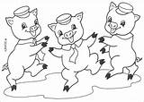 Coloring Pages Pigs Little Three Wolf Pig Big Bad Printable Hay Adults Color Print Fiddler Fifer Edmund Bale Getdrawings Cute sketch template