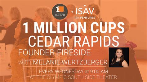 million cups isav founder fireside  melanie wertzberger newboco