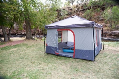 ozark trail  person    ft connectent  straight leg canopy family tent ebay