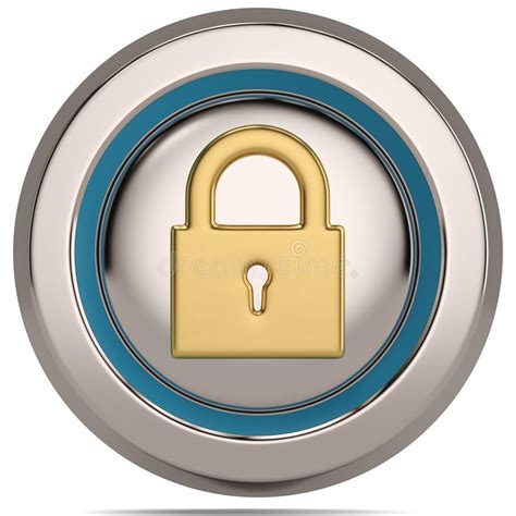 3d Illustration Padlock Icon Open Lock Security Icon Isolated On White