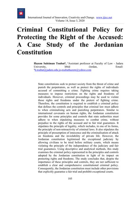 pdf criminal constitutional policy for protecting the right of the