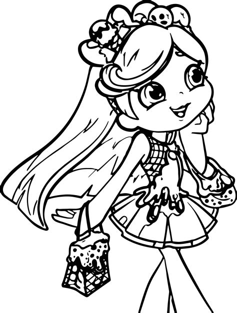 shopkin coloring pages  getdrawings