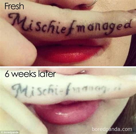 Boredpanda Users Show Tattoos Faded In Shocking Photos Daily Mail Online