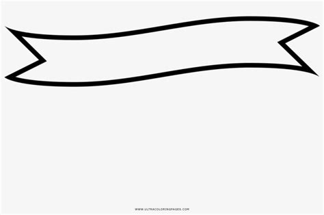 ribbon banner coloring page banner  colorear png png image