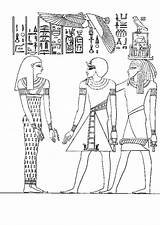 Colorare Faraone Disegni Amenophis sketch template