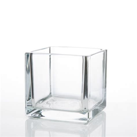 Richland Square Glass Cube Vase 4 Set Of 12