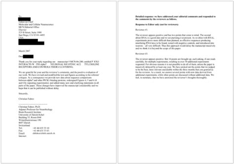 rebuttal letter template  documents  word