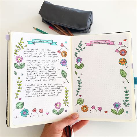 daily journaling practice   bullet journal    started