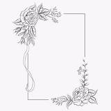 Rahmen Blumen Kostenlos Vektor Vektorgrafiken sketch template