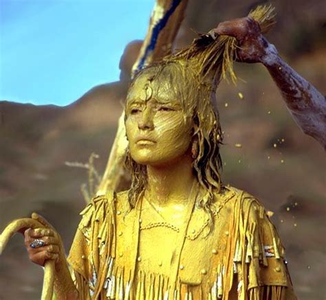 Another Image Of The Apache Coming Of Age Ceremony Where Corn Pollen