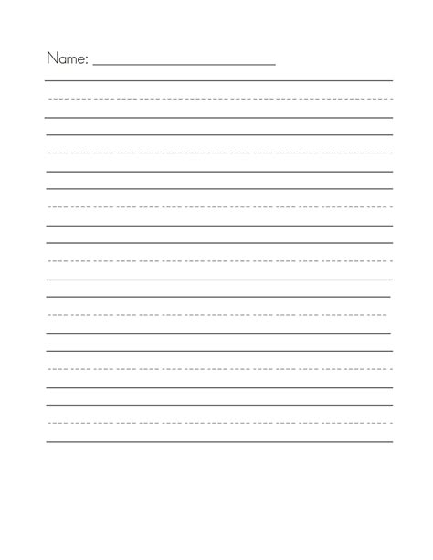 handwriting lined paper printable