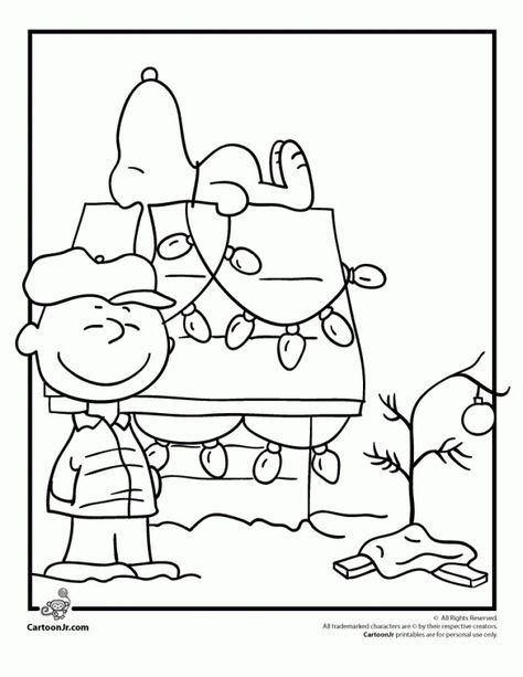 printable charlie browns christmas tree coloring page  kids