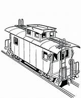 Train Coloring Freight Railroad Pages Caboose Bnsf Real Print Color Printable Getcolorings Size Template sketch template