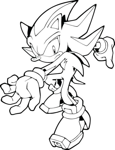 sonic ready  action sonic kids coloring pages