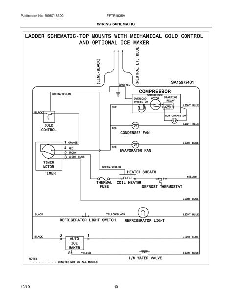 electrolux refrigerator wiring schematic