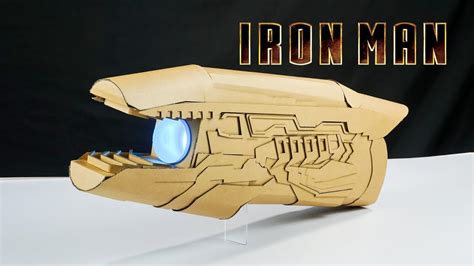 iron man hand mark  amazing diy cardboard toy youtube
