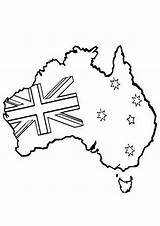 Colouring Pages Kids Map Australia Australian Coloring Flag Decoration Printable Happy Cliparts Sketch Crafts Familyholiday Printables Color Holiday Ak0 Cache sketch template