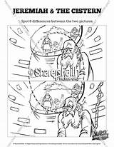 Jeremiah Pages Prophet Kids Coloring Sunday School Bible Spot Difference Sharefaith Activities Differences Activity Puzzles Crossword sketch template