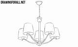 Chandelier Drawing Chandeliers Draw Candelabra Drawings Simple Drawingforall Paintingvalley Step Unnecessary Guidelines Bulbs Remaining Erase Visible Forget Parts Do sketch template