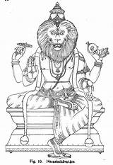 Vishnu Hindu Gods Pencil Drawing Lord Outline Coloring Drawings Krishna Indian God Sketch Colouring Painting Pages Sketches Mural Kerala Getdrawings sketch template